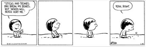 Calvin & Hobbes - sticks and stones