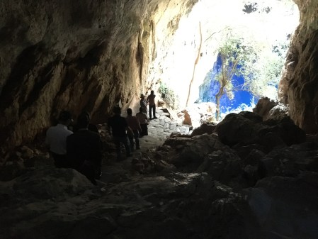 Walking down to the Sleeping Pool